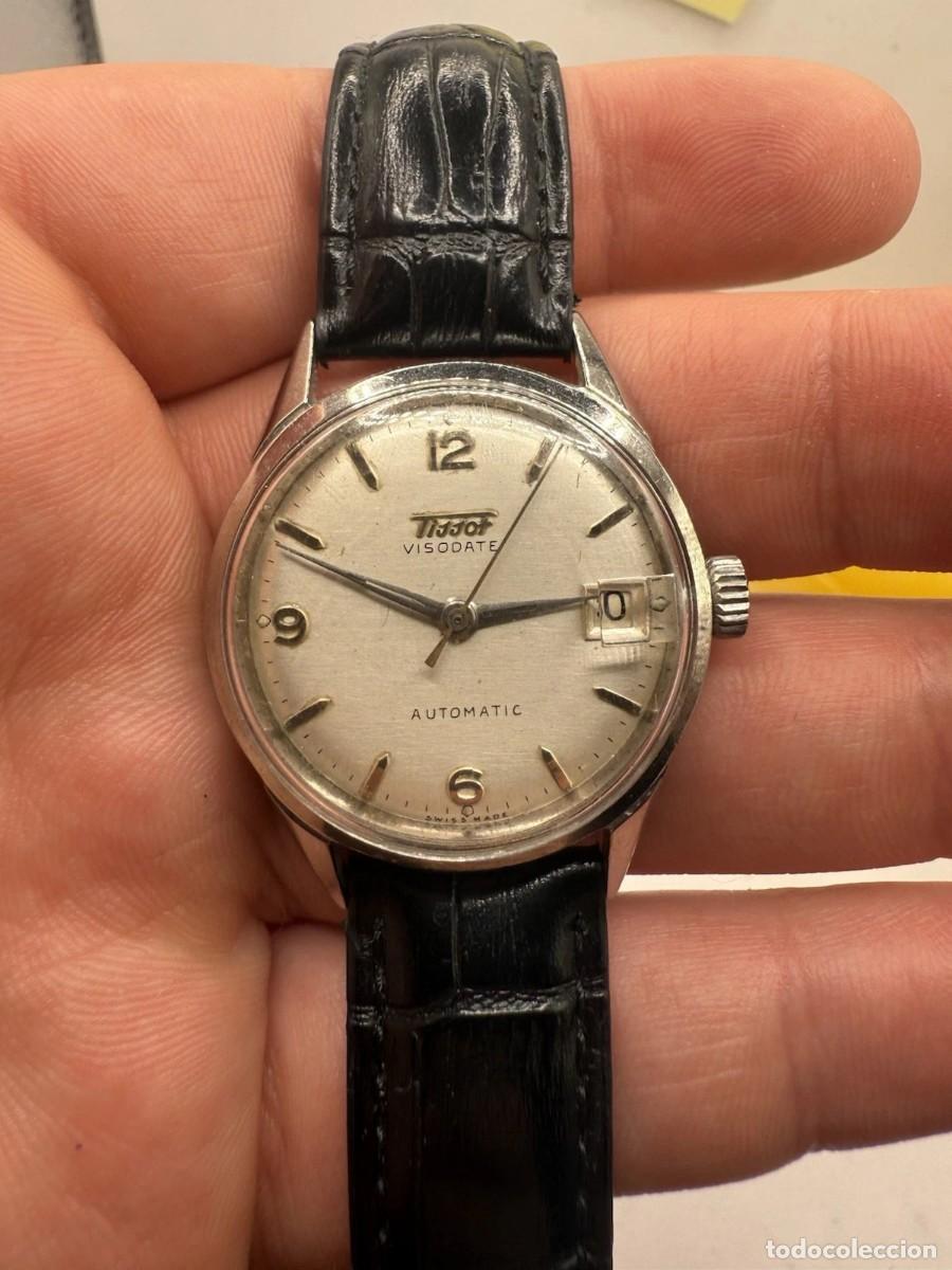 Vintage: Reloj Tissot Visodate autom&aacute;tico para hombre, estilo vintage de los a&ntilde;os 50, con caja de acero inoxi