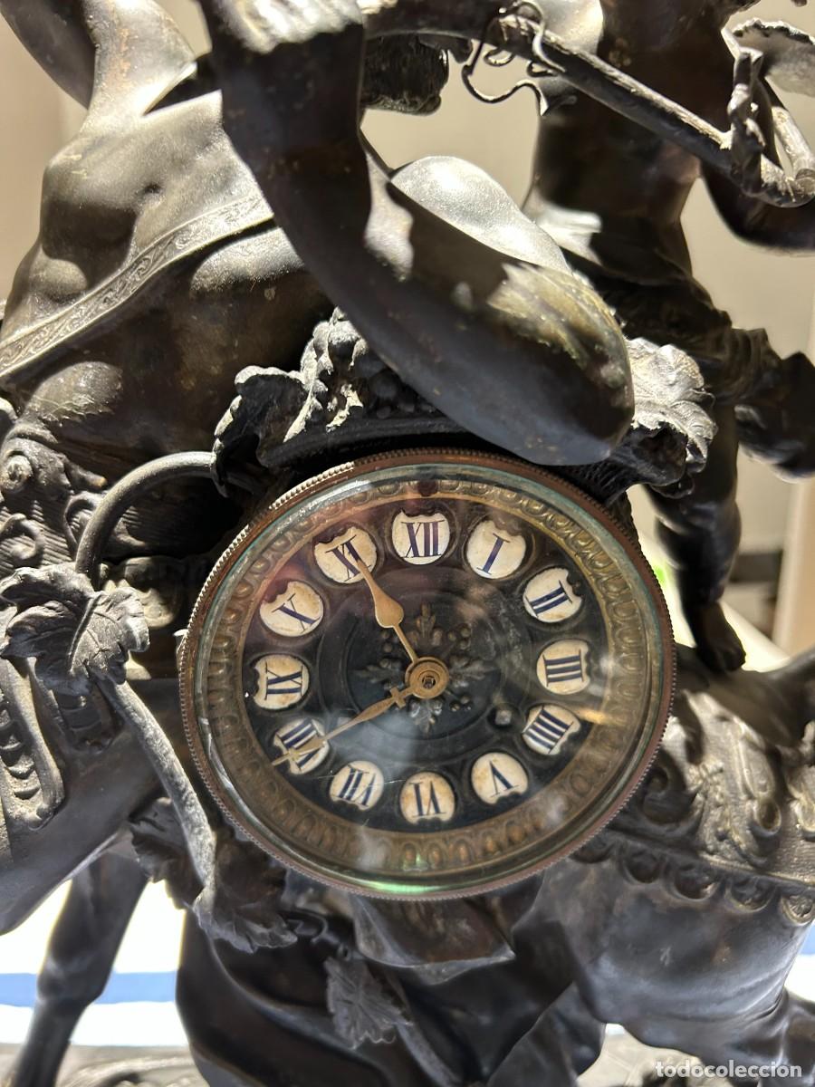 Vintage: RELOJ ANTIGUO CON GUARNICI&Oacute;N - Foto 6