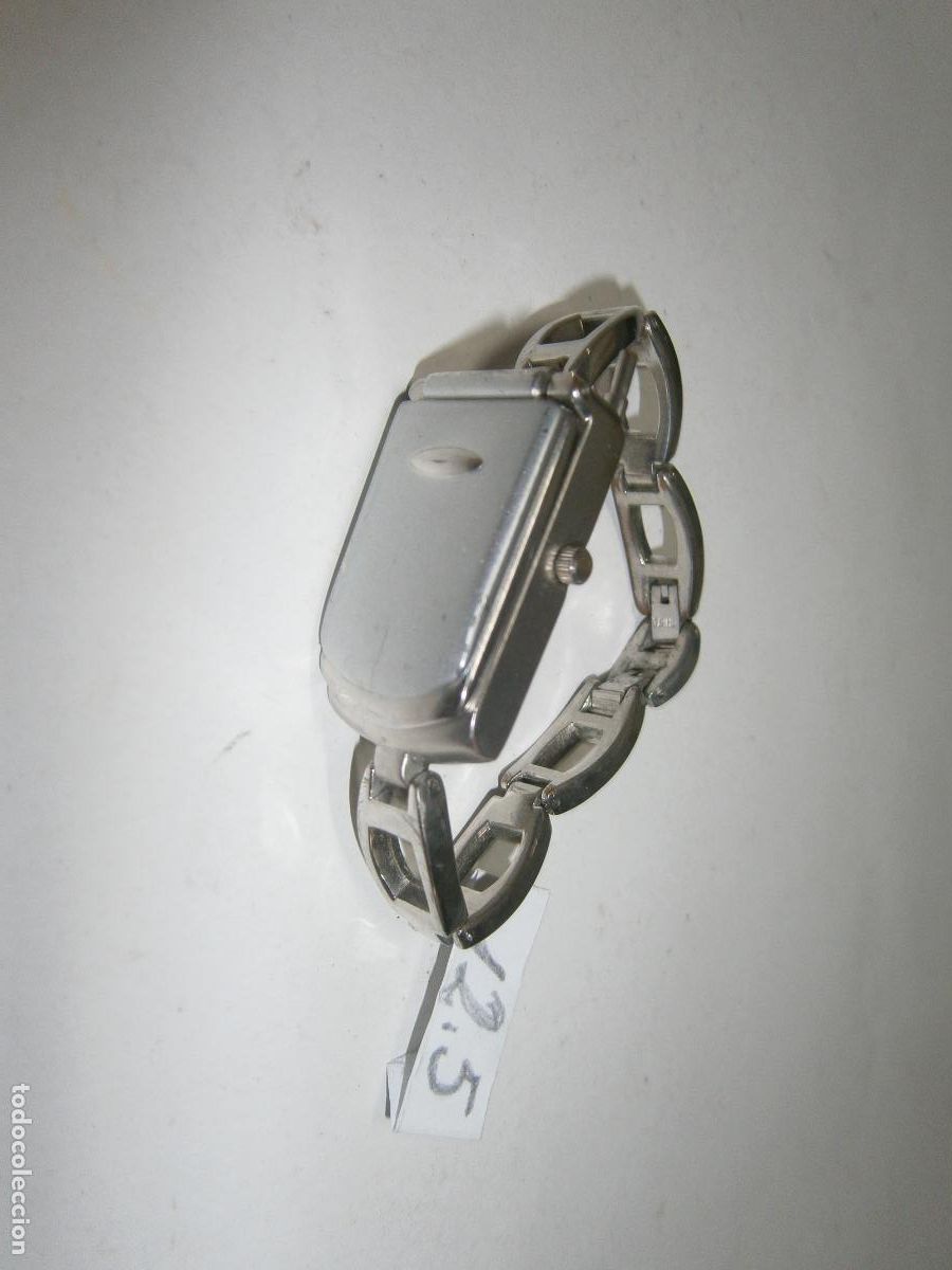 Vintage: ANTIGUO RELOJ TELEFONO MOVIL CON CORREAS DE ESLABONES METALICOS