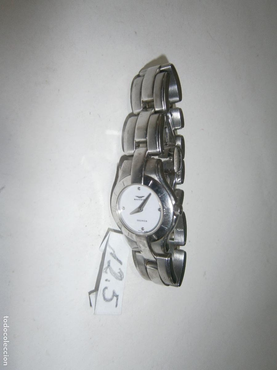 Vintage: ANTIGUO RELOJ SANDOZ CON CORREAS DE ESLABONES METALICOS