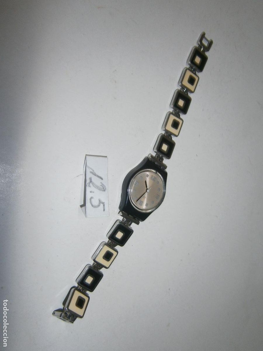 Vintage: ANTIGUO RELOJ SWATCH CHESSBOARD CORREA TABLERO AJEDREZ