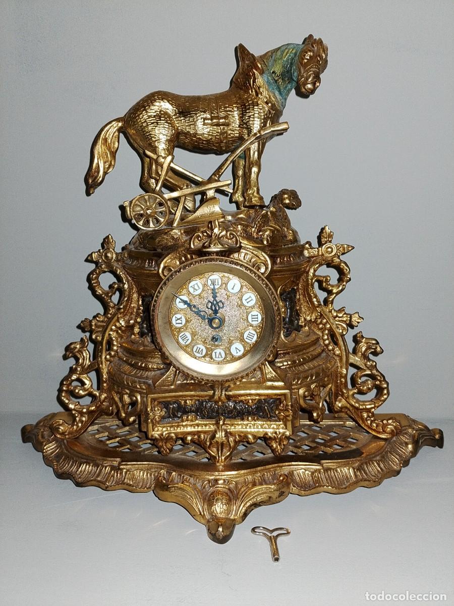 Vintage: RELOJ DE HIERRO SOBREMESA