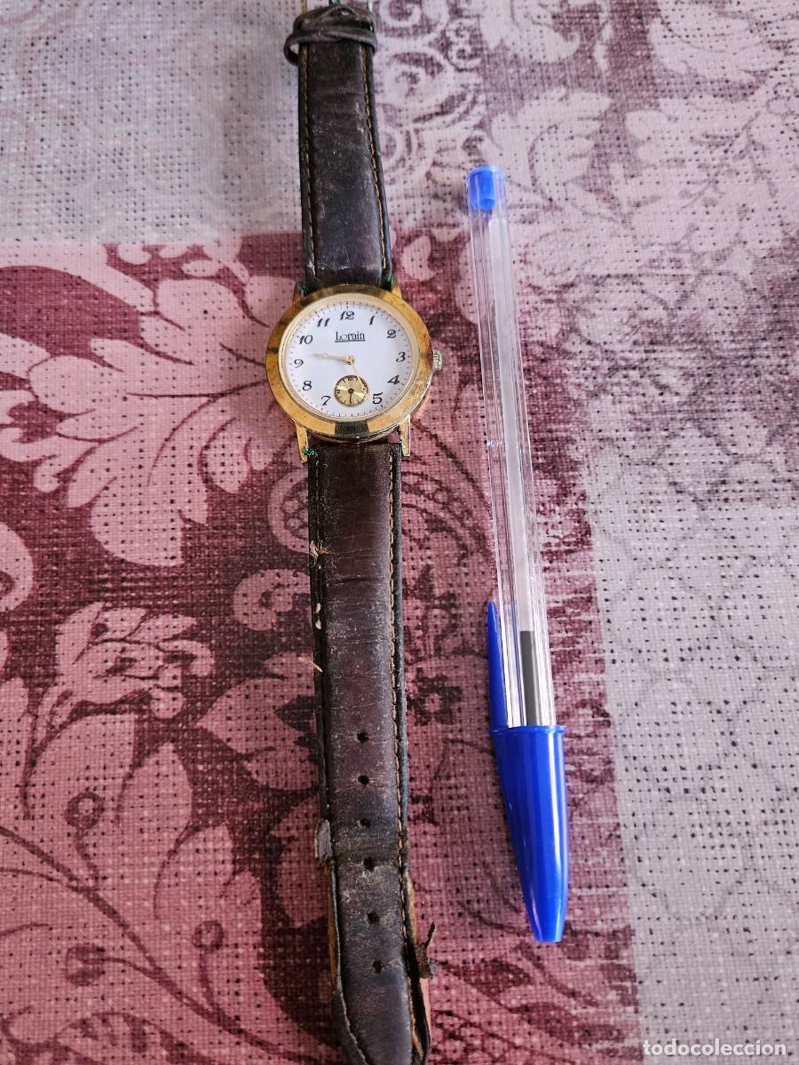 Vintage: Antiguo Reloj De Pulsera Anal&oacute;gico de Estilo Cl&aacute;sico De La Marca Lorain.
