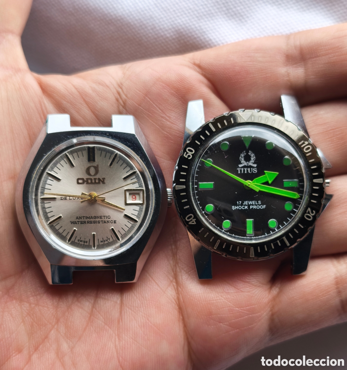 Vintage: Reloj Titus Y Odin Cuerda Manual