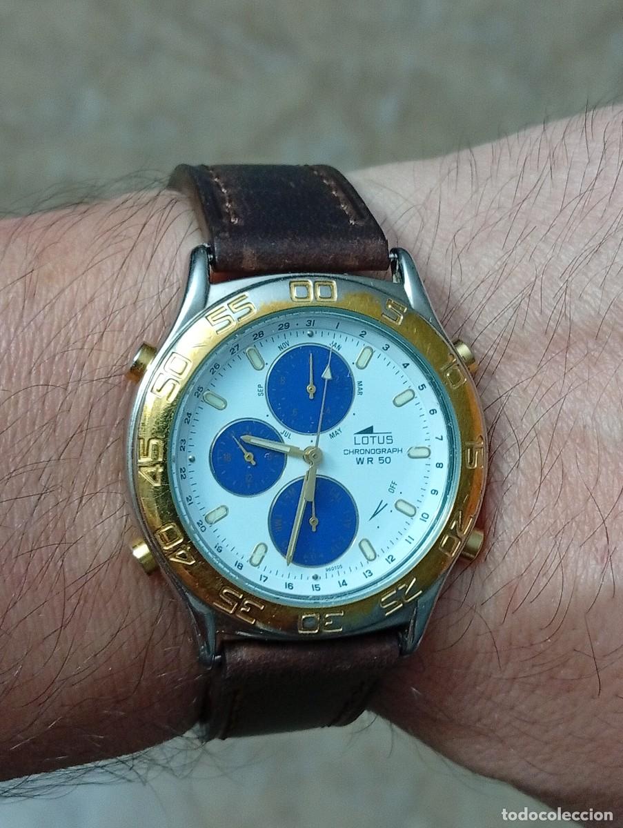 Vintage: LOTUS VINTAGE CHRONOGRAPH WR 50 &ndash; RELOJ DE CUARZO &ndash; CRON&Oacute;GRAFO &ndash; COLECCI&Oacute;N