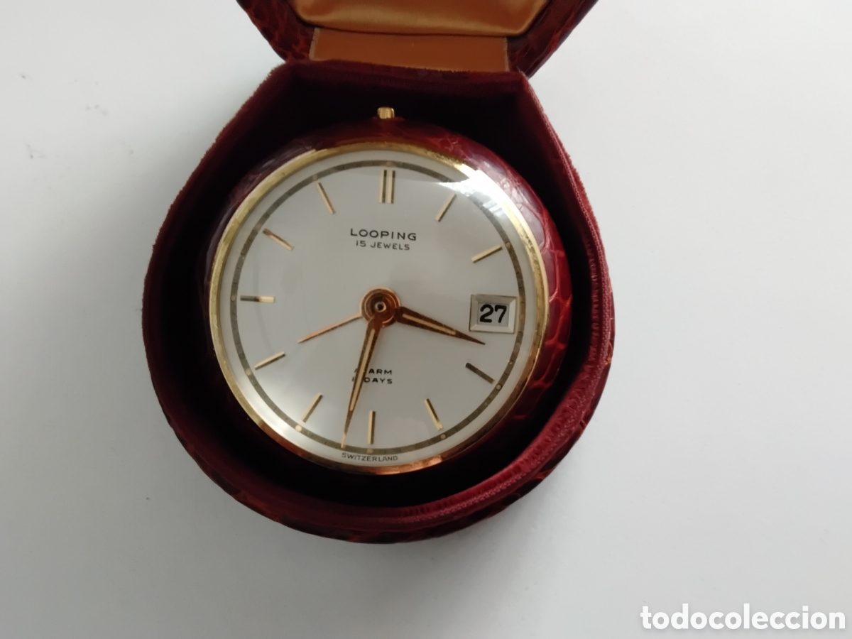 Vintage: RELOJ DE VIAJE LOOPING DESPERTADOR
