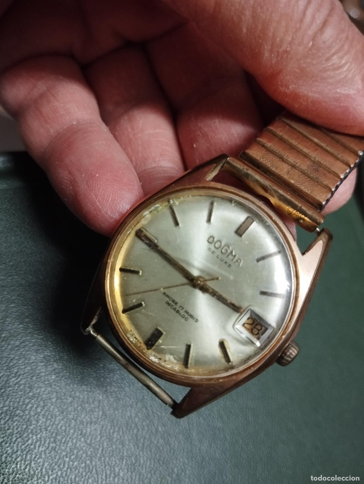 Vintage: Reloj dogma de lux 17 rubies