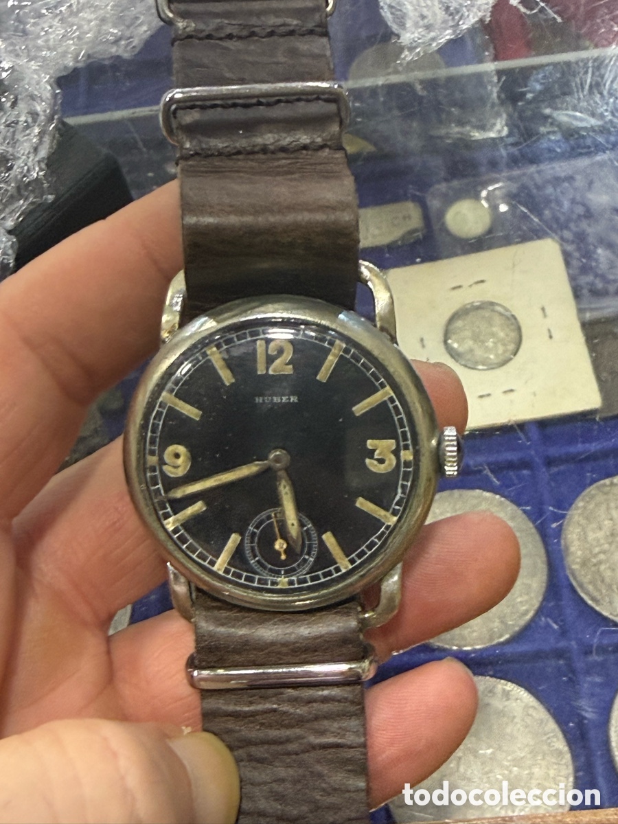 Vintage: Reloj huber, vintage, funcionando