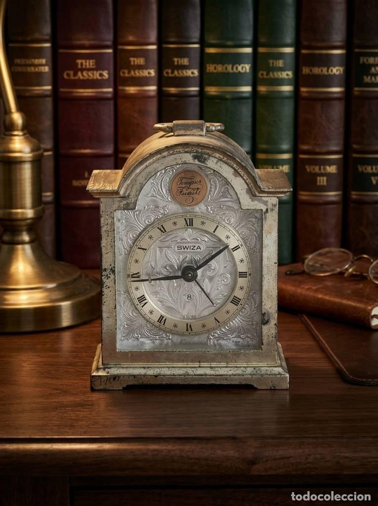 Vintage: RELOJ DE SOBREMESA SWIZA