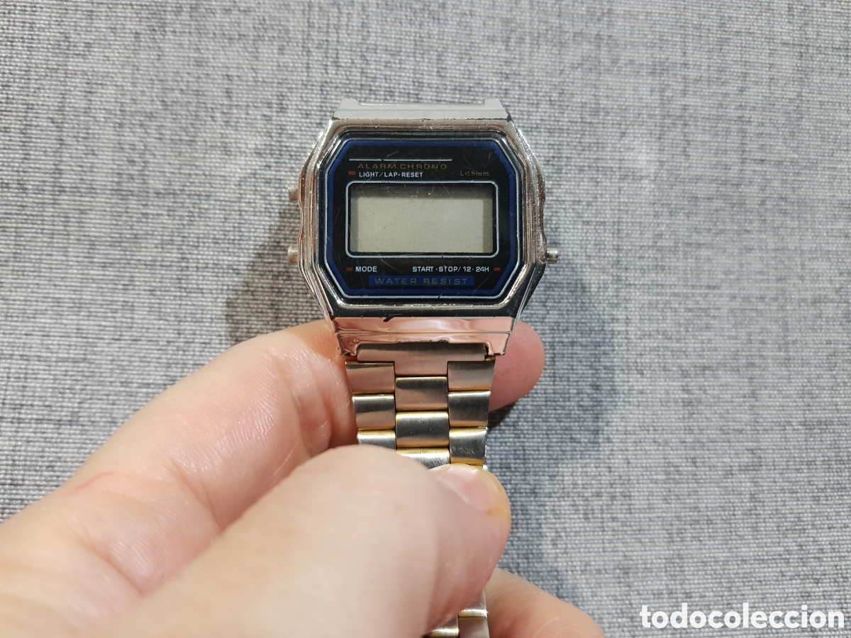 Vintage: CASIO 593 F-91W MADE IN MALAYSIA RELOJ DE PULSERA ESFERA DIGITAL.
