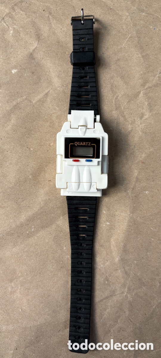 Vintage: (L941) Reloj Transformers Avi&oacute;n Fighter Jet Quartz - A&ntilde;os 80
