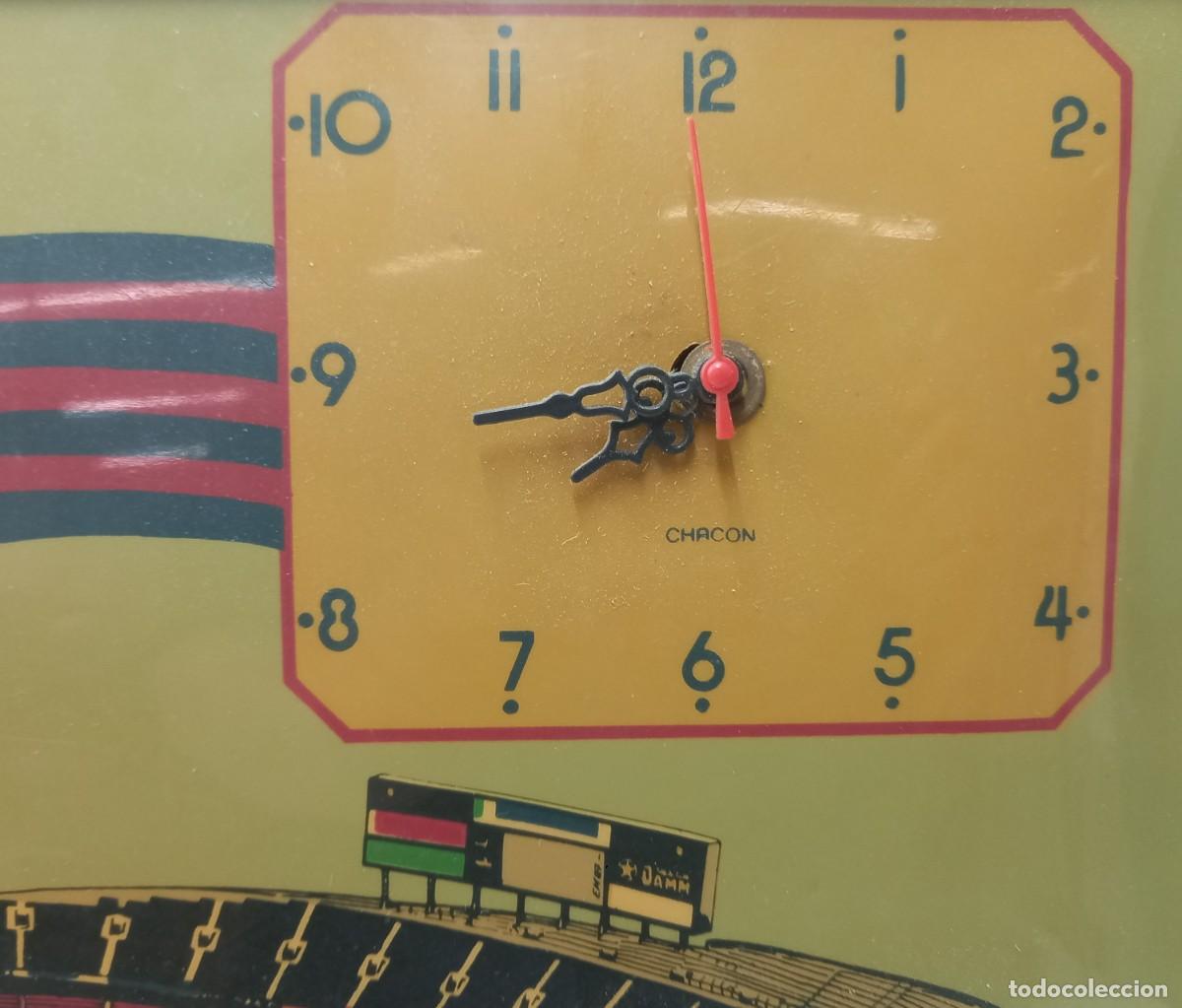 Vintage: Cuadro Bar&ccedil;a con reloj de pila - Foto 2