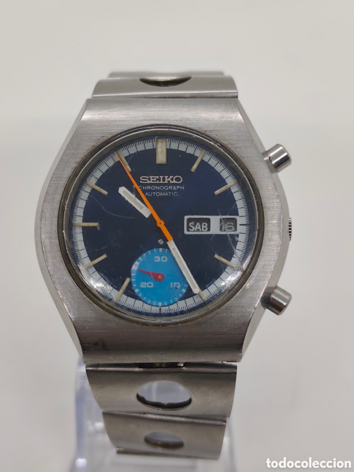 Vintage Watches: Reloj cron&oacute;grafo autom&aacute;tico Seiko Rally 6139-8020 vintage, totalmente original