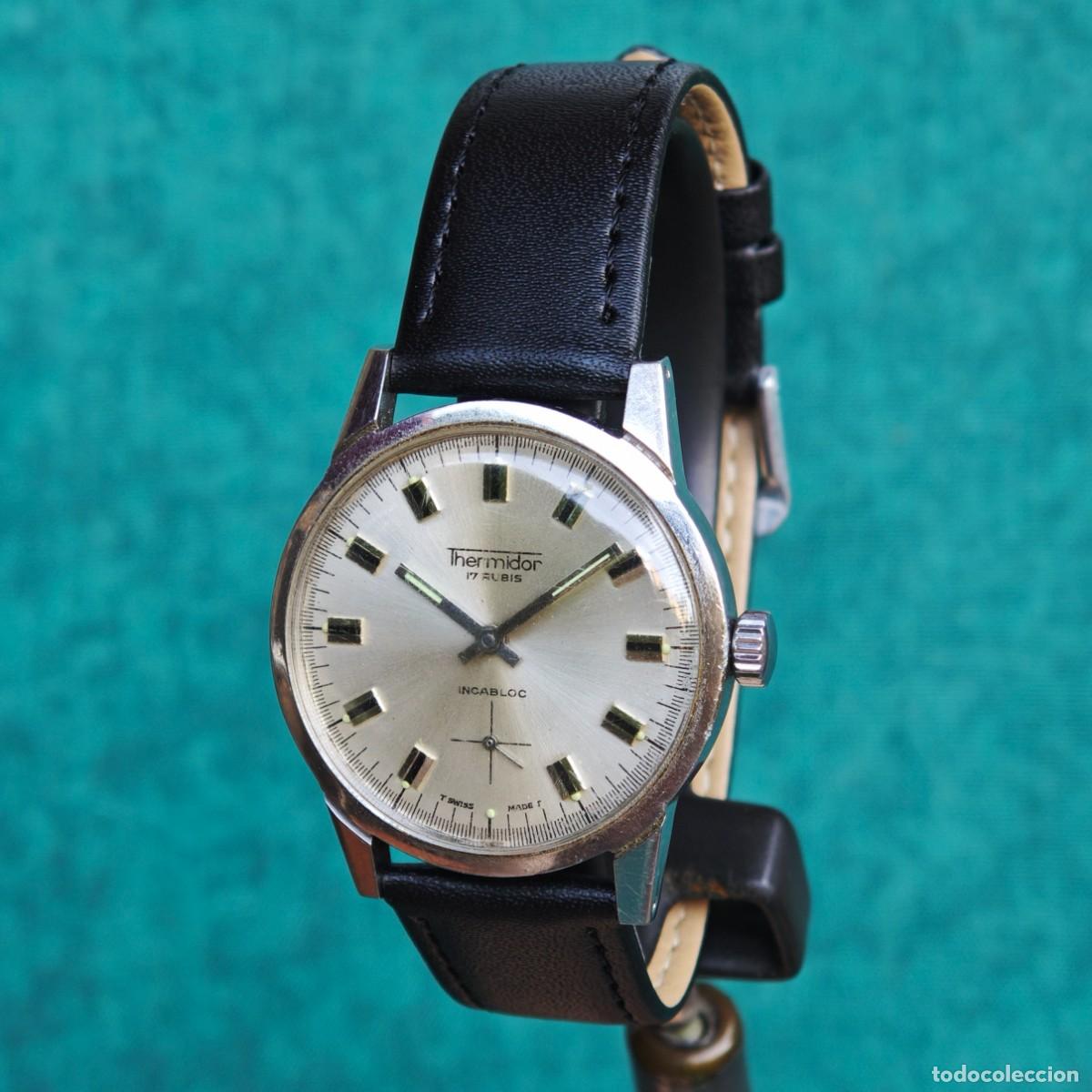 Vintage: THERMIDOR reloj de cuerda vintage acero 1130N montre orologio watch swiss