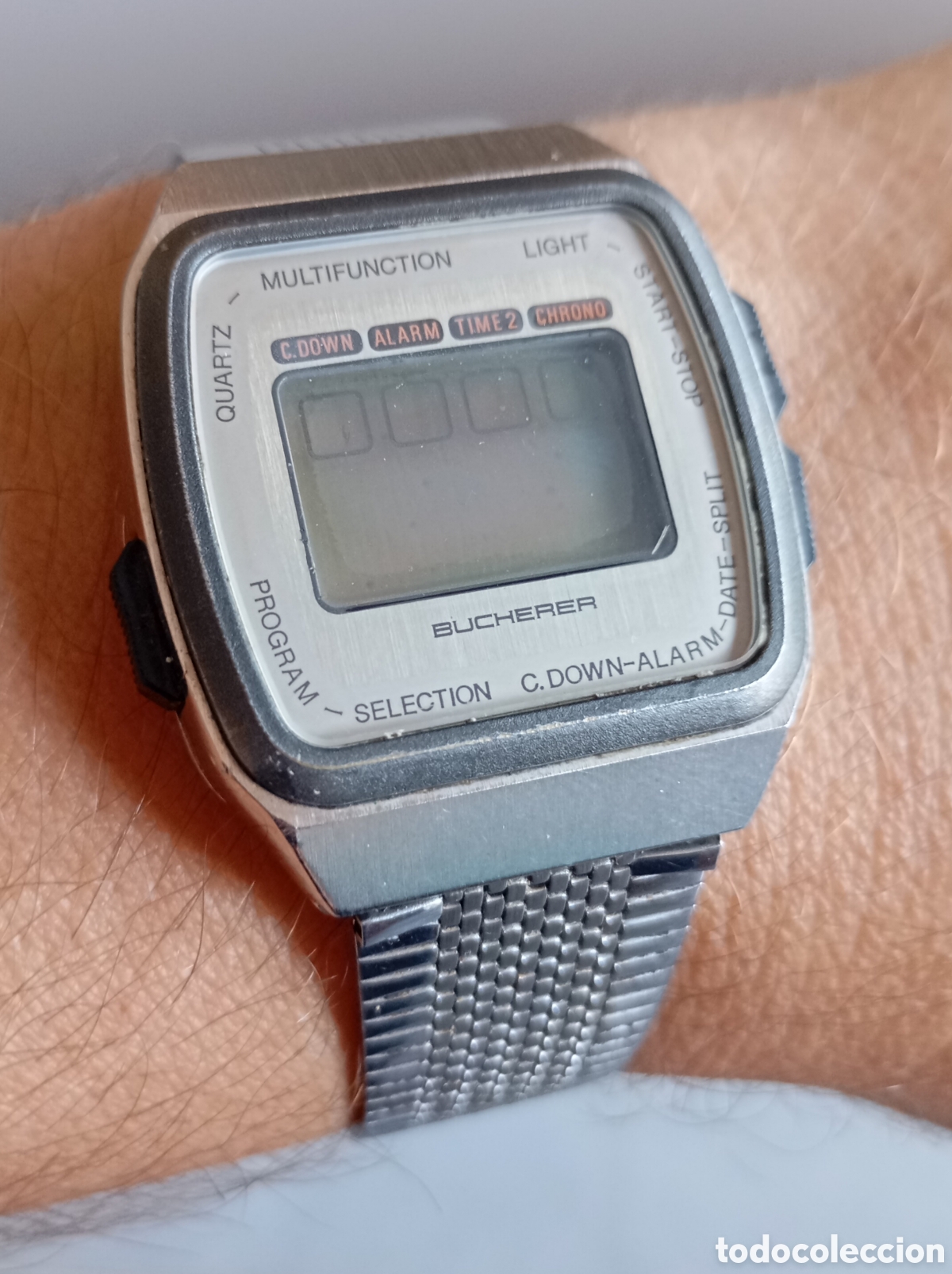 Vintage: Bucherer Grupo Rolex Reloj Suizo Digital LCD Vintage Retro A&ntilde;os 70 Leer descripci&oacute;n
