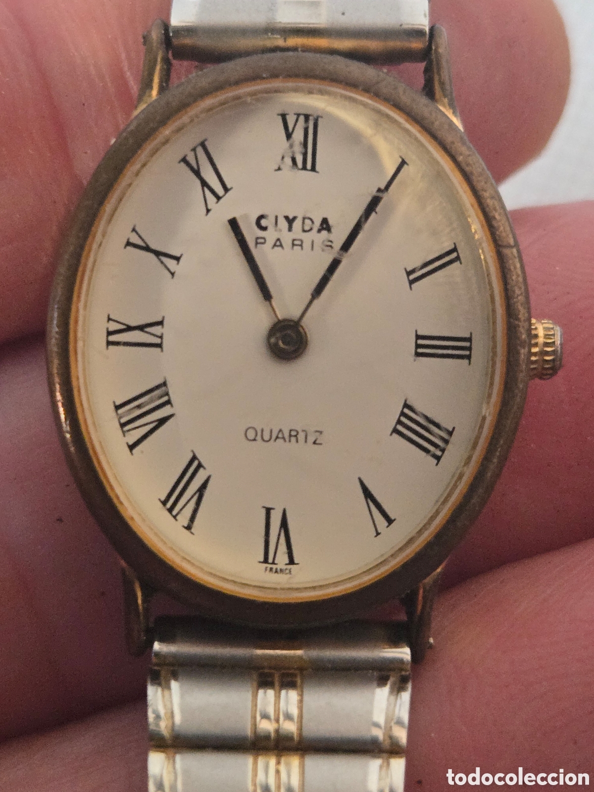 Vintage: Reloj pulsera quartz Se&ntilde;ora Clyda