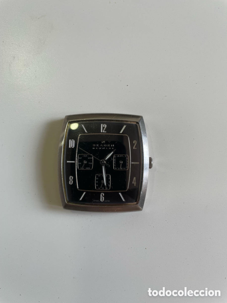 Vintage: Reloj Skagen Denmark &ndash; Modelo 390LSLB1 (En Funcionamiento)