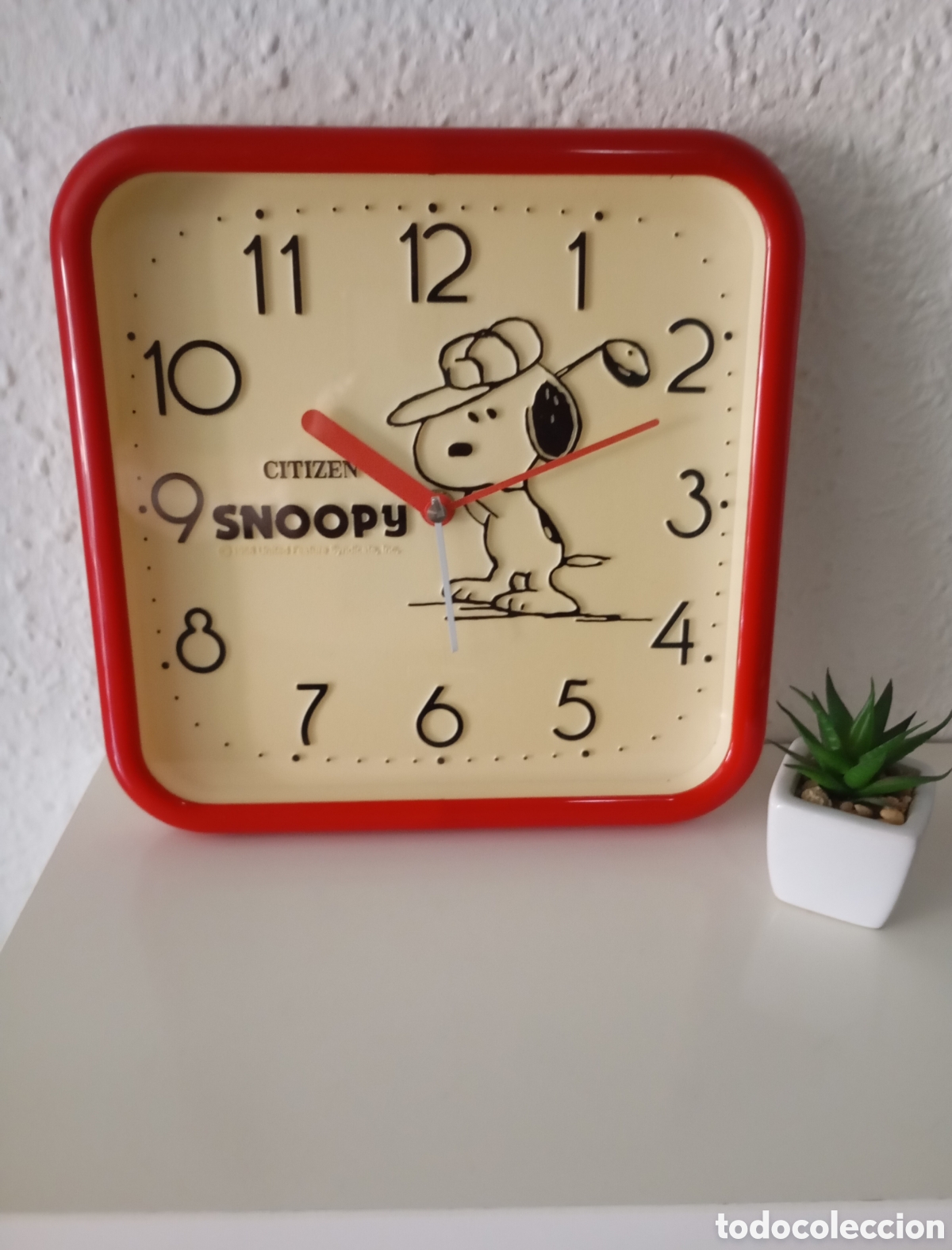 Vintage: Citizen Snoopy Golf '80 Japan Reloj pared vintage No funciona United Feature Syndicate Charlie Brown
