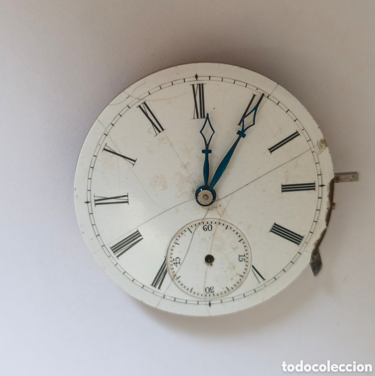 Vintage: Movimiento Longines de bolsillo 33.8mm, para reparar o donante.