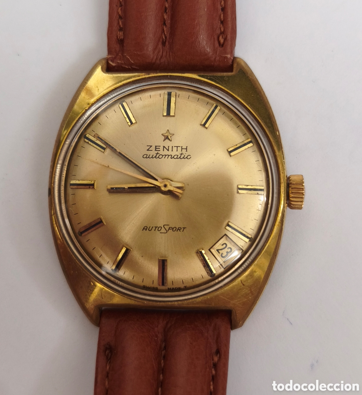 Vintage: Reloj Zenith autosport autom&aacute;tico, funcionando.
