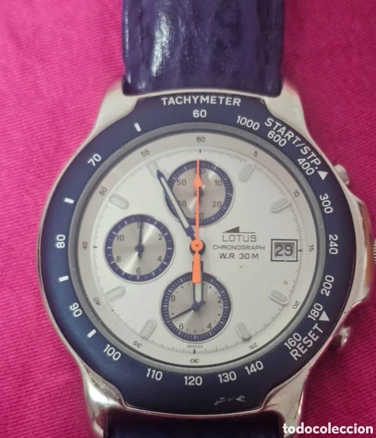 Vintage: Reloj lotus Tachymetre