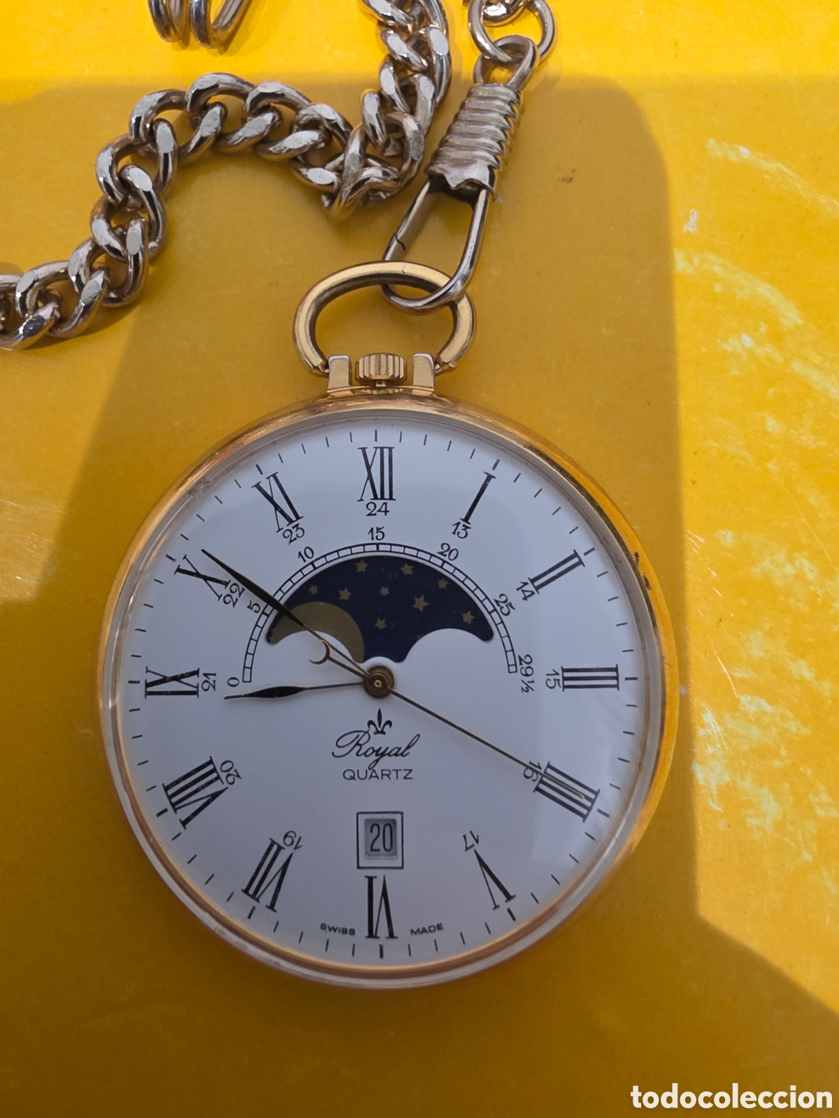 Vintage: Reloj de bolsillo Royal Cuarzo
