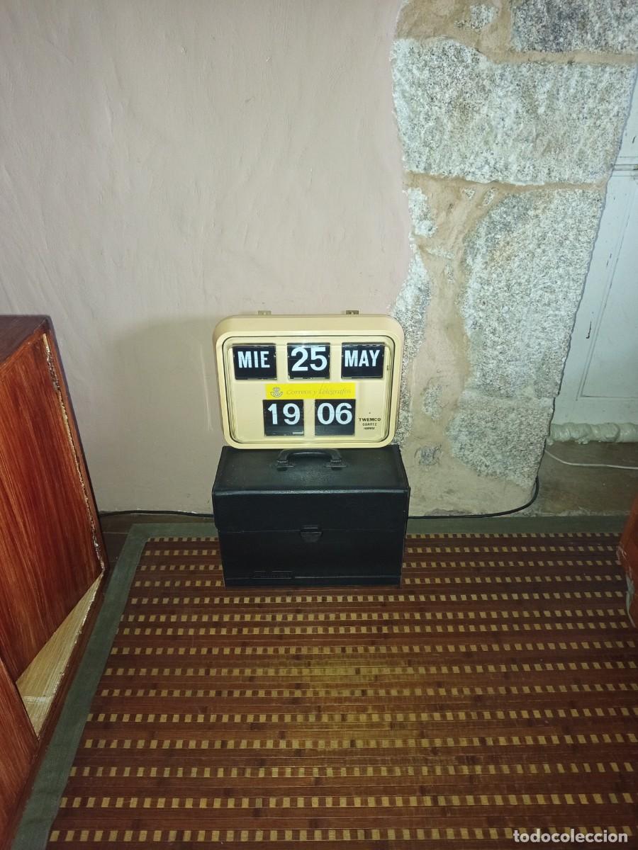 Vintage: Reloj de laminas original antiguas oficinas de correos
