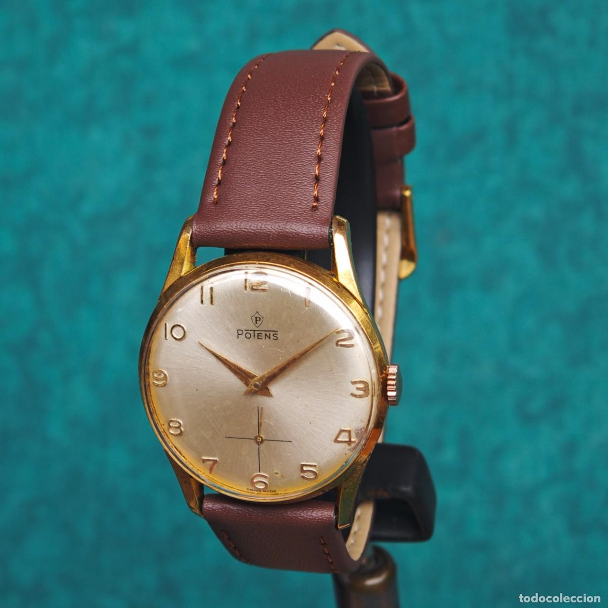 Vintage: POTENS reloj de cuerda vintage suizo 6310 montre orologio watch