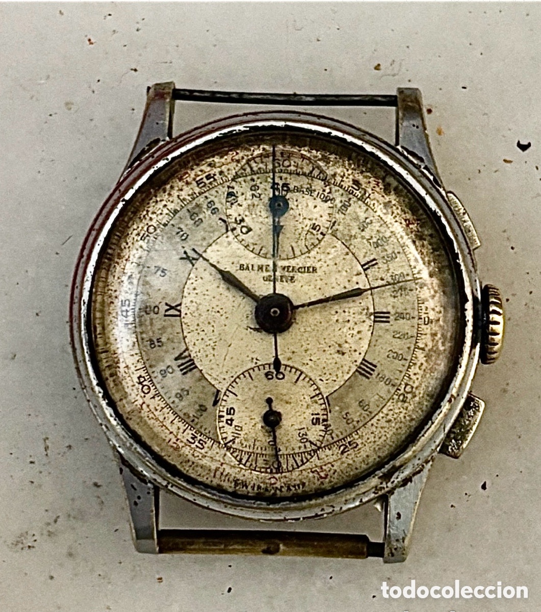 Vintage: RELOJ CRON&Oacute;METRO BAUME & MERCIER GENEVE 1940