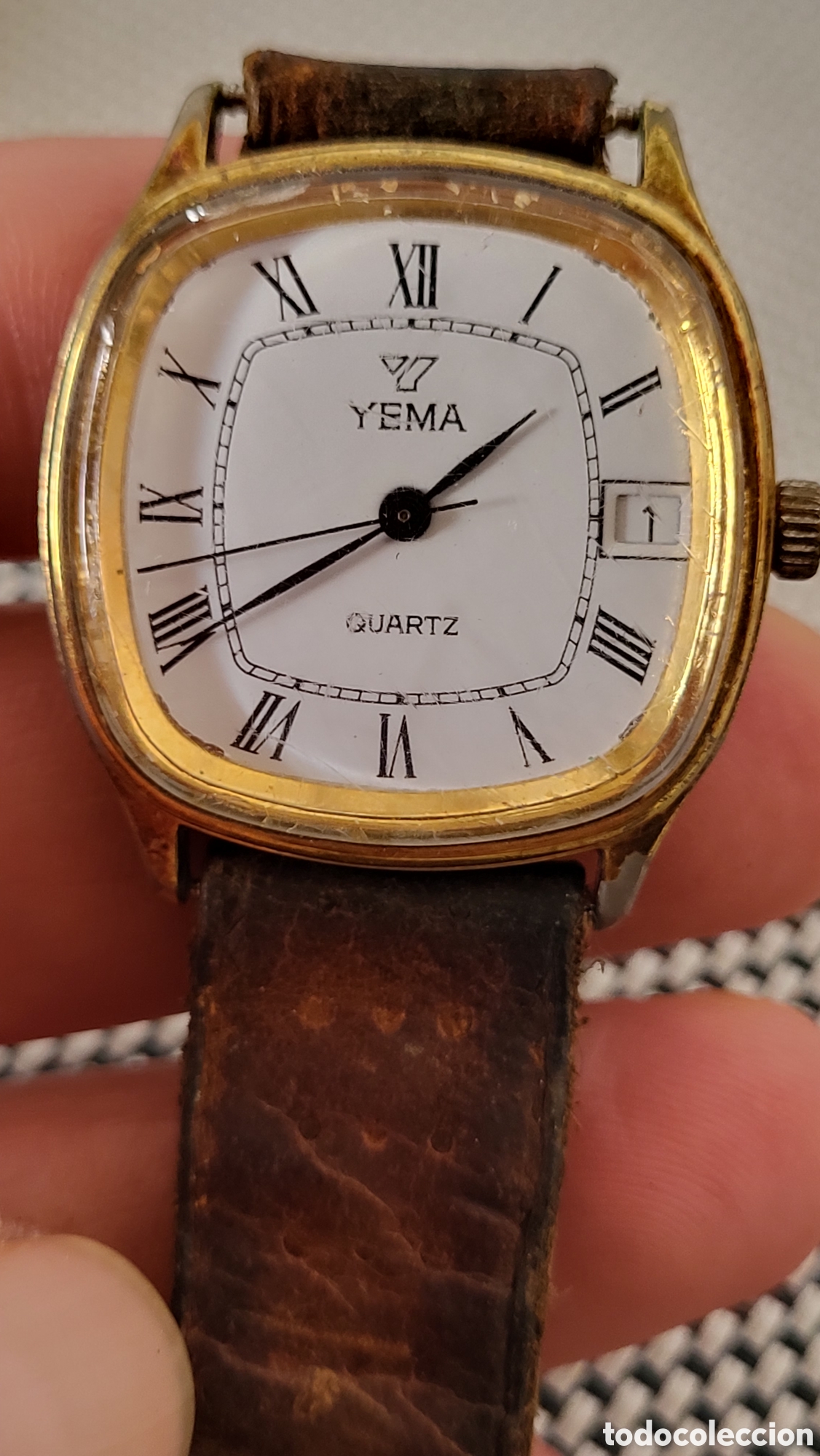 Vintage: Reloj pulsera quartz Se&ntilde;ora Yema
