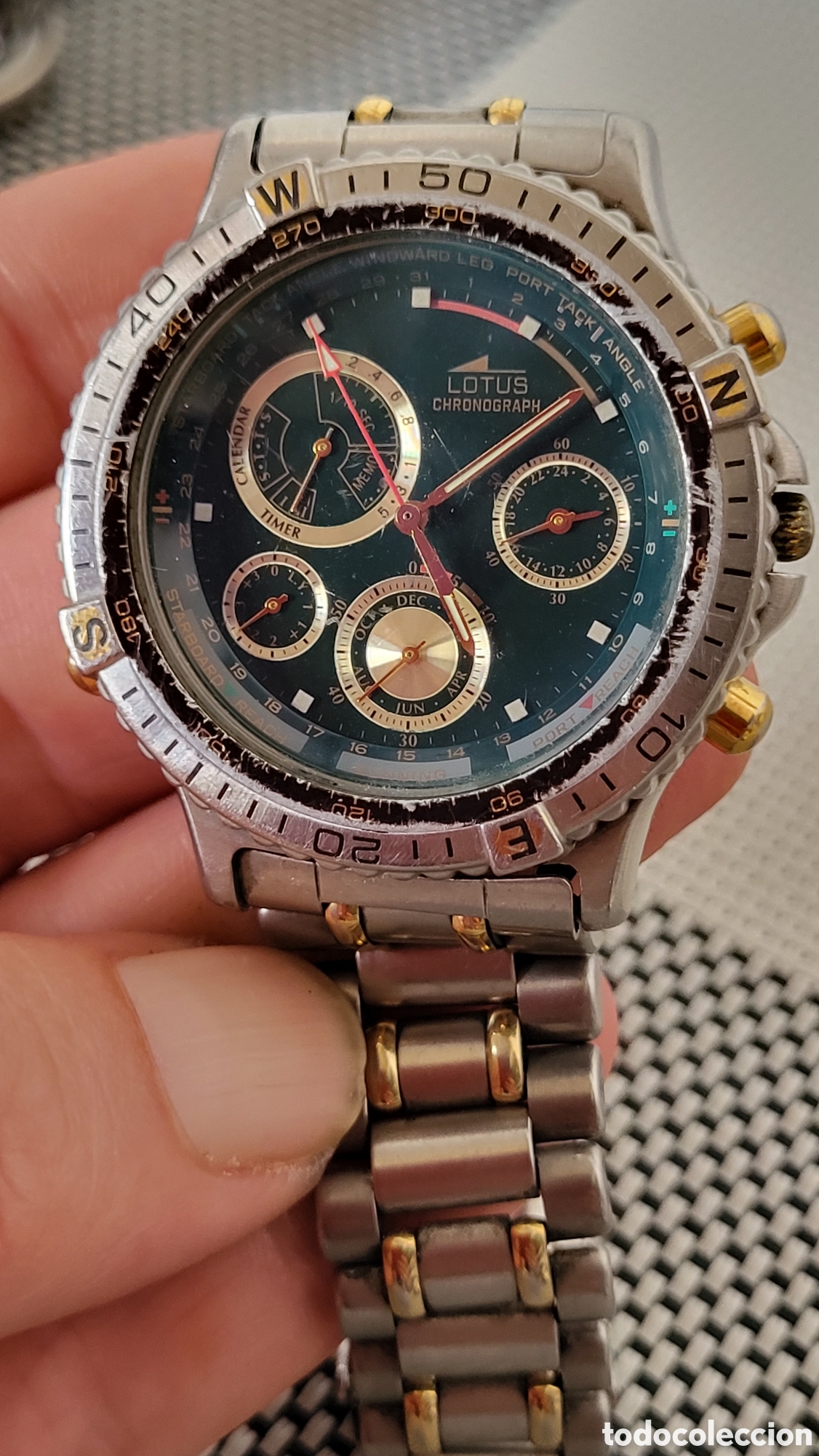 Vintage: Reloj pulsera cronograph Lotus