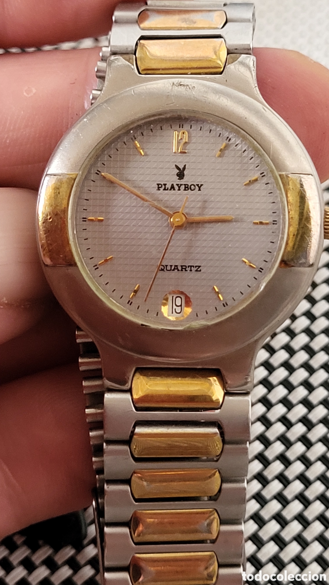 Vintage: Reloj pulsera quartz Playboy