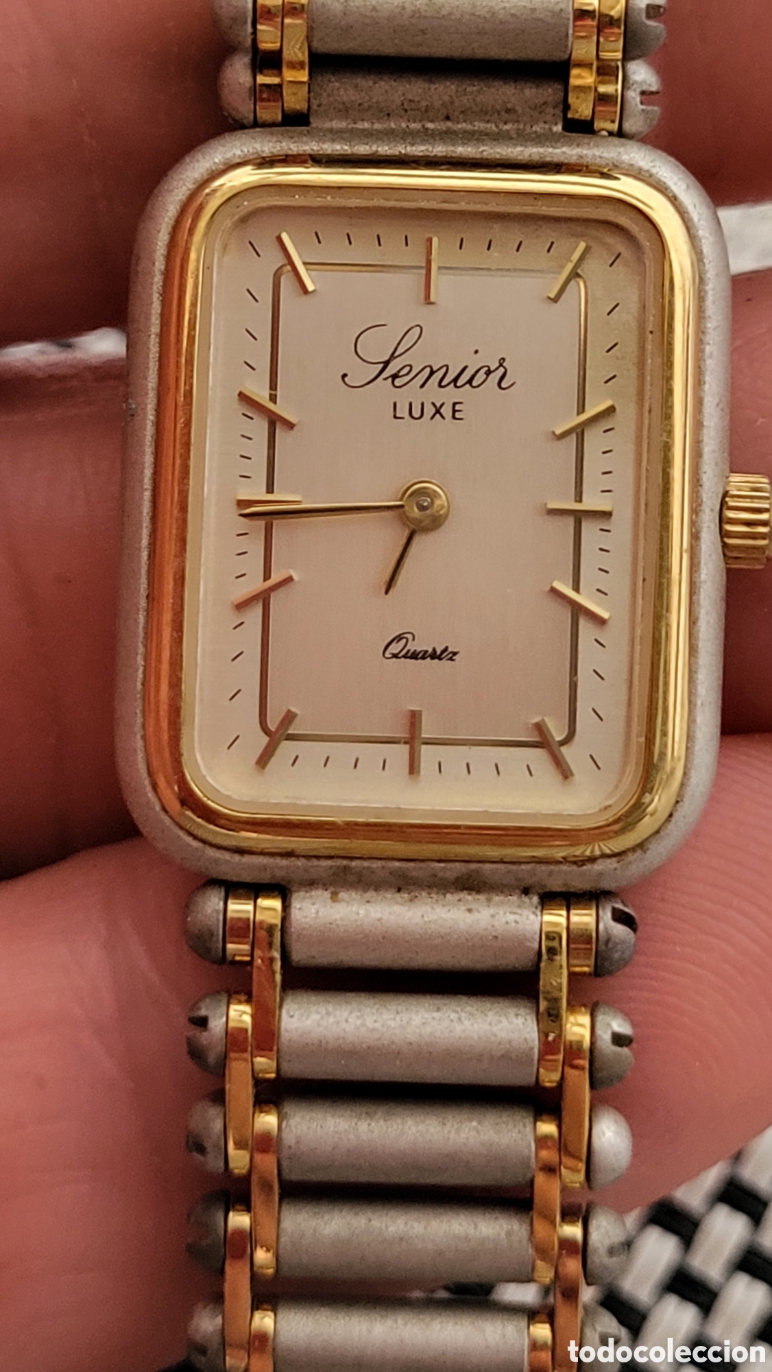 Vintage: Reloj pulsera quartz Se&ntilde;ora Se&ntilde;ora Luxe