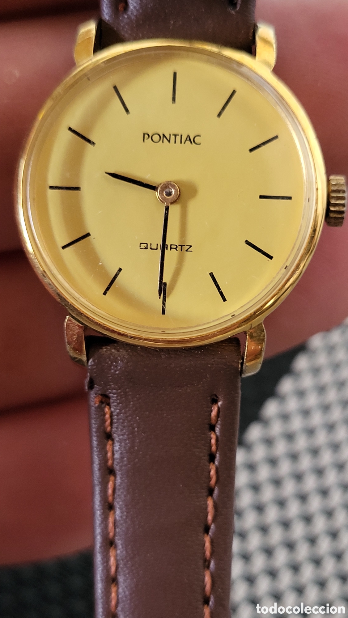 Vintage: Reloj pulsera quartz Se&ntilde;ora Pontiac