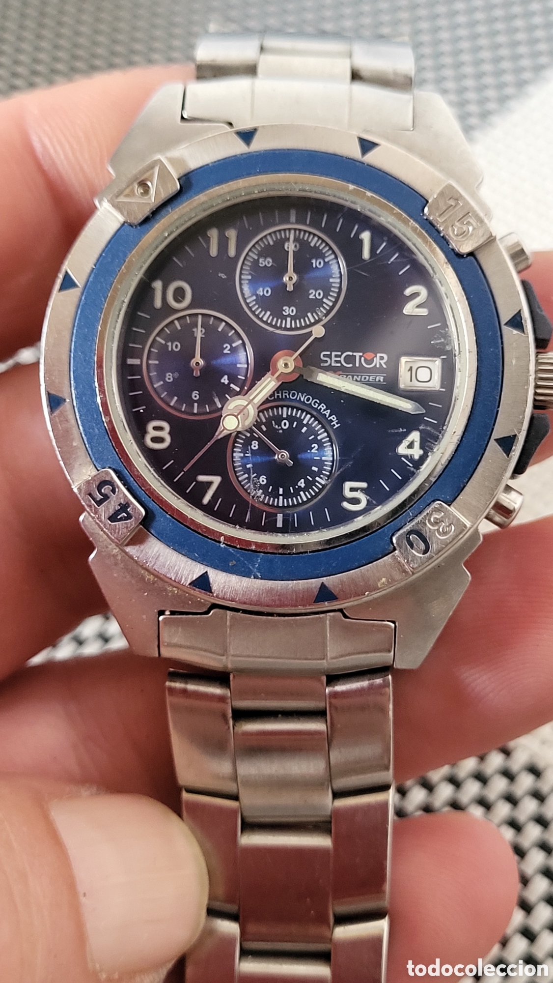 Vintage: Reloj pulsera cronograph Sector