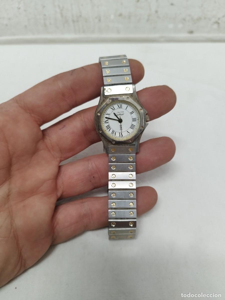 Vintage: Antiguo reloj de pulsera Must de Cartier. Sin probar.