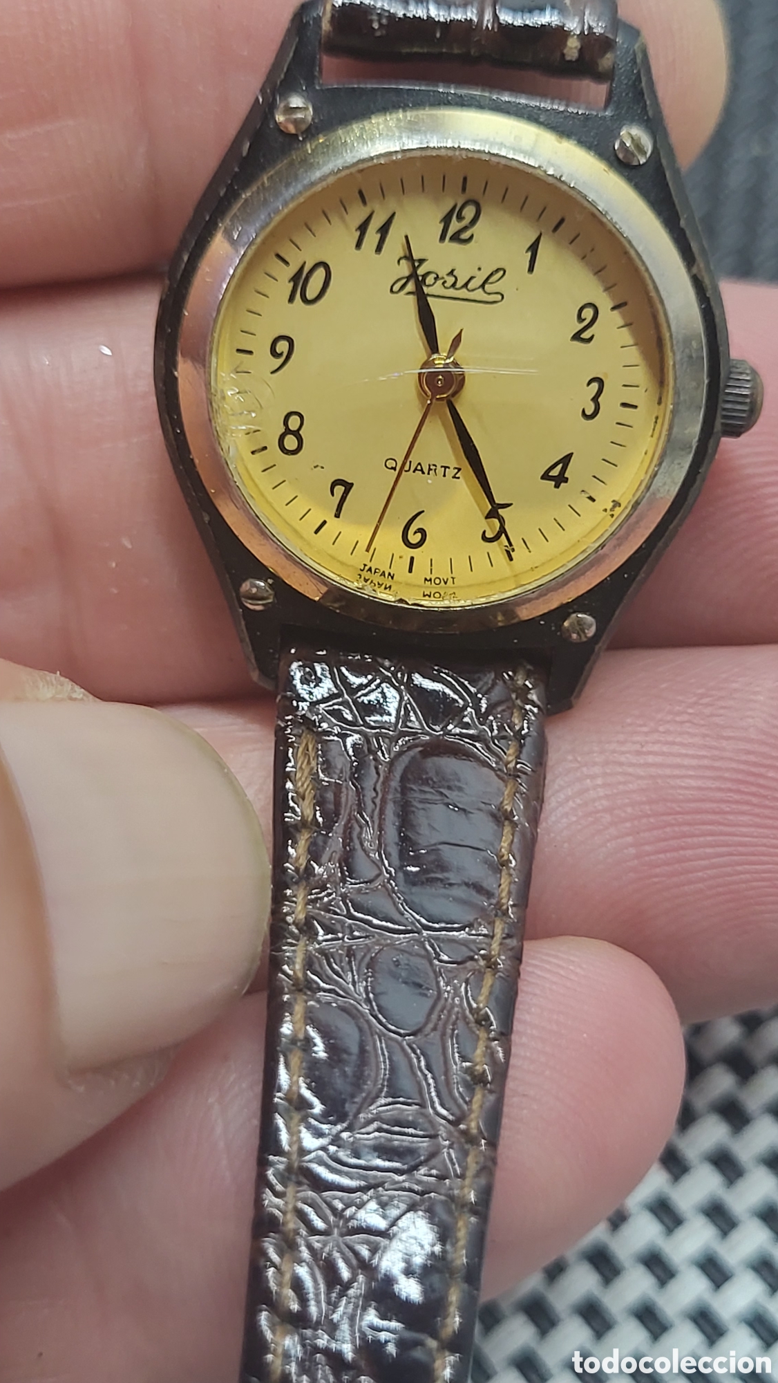 Vintage: Reloj pulsera quartz Se&ntilde;ora Fossil