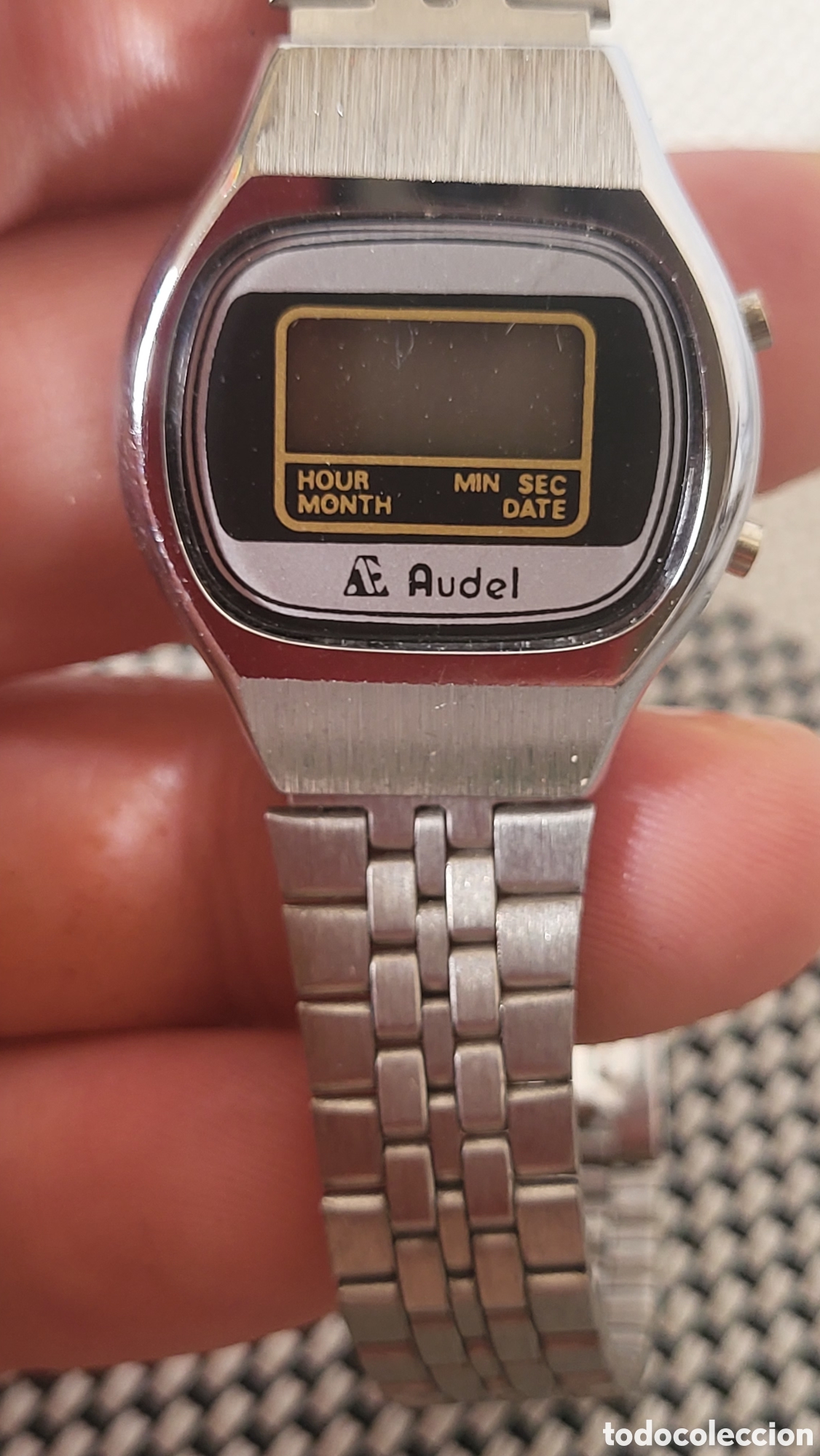 Vintage: Reloj pulsera digital Se&ntilde;ora Audel