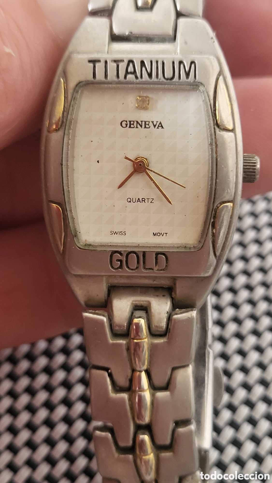 Vintage: Reloj pulsera quartz Se&ntilde;ora Geneva