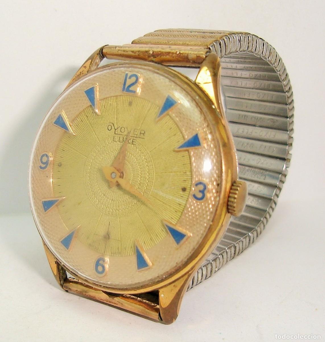 Vintage: ANTIGUO RELOJ DE PULSERA OYOVER LUXE FUNCIONANDO