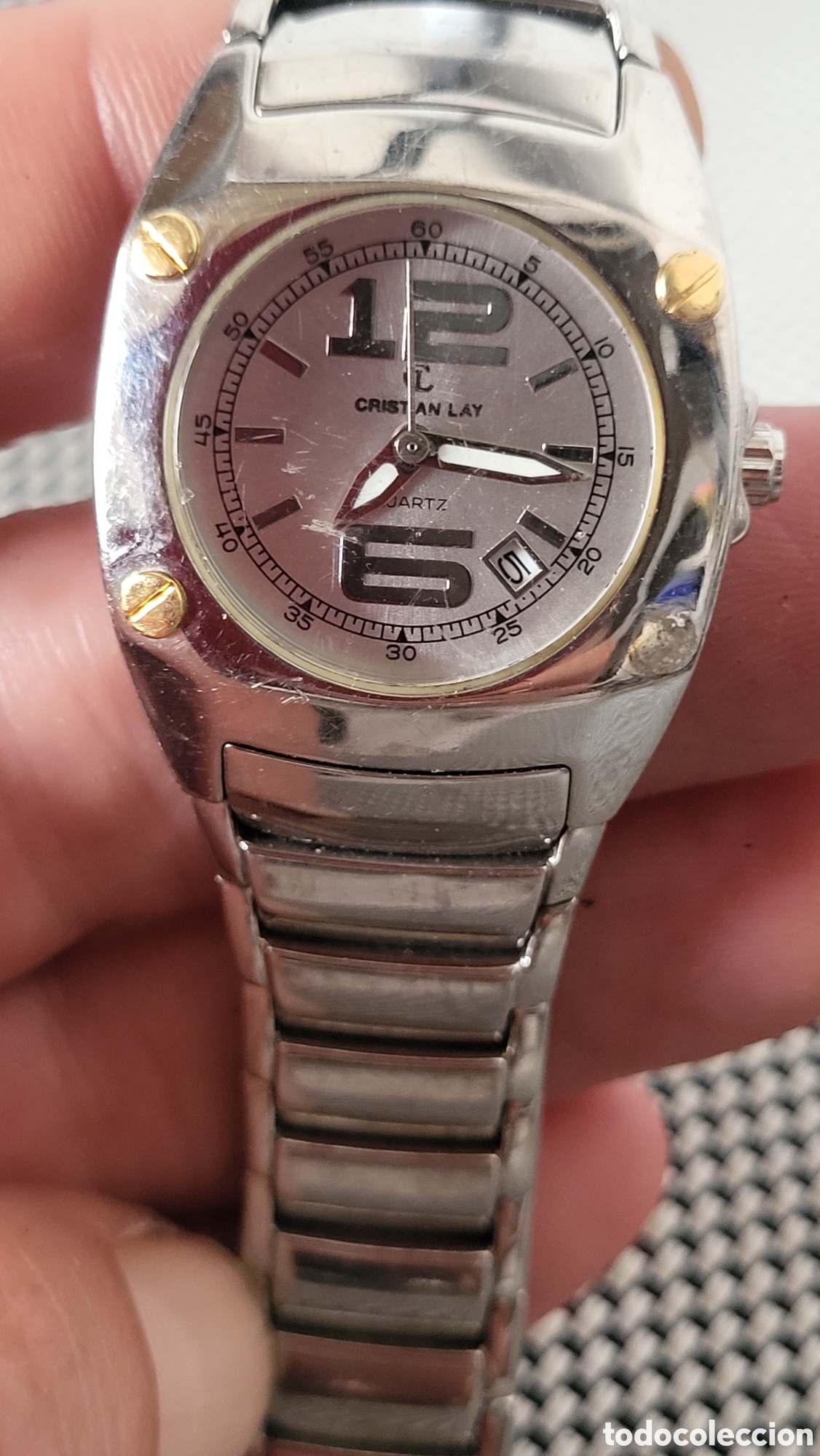 Vintage: Reloj pulsera quartz Cristian Lay