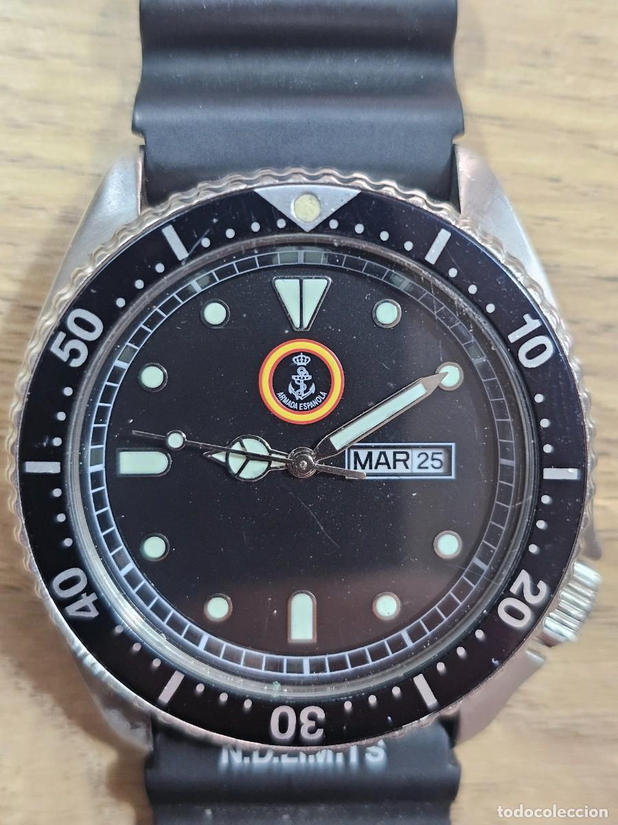 Vintage: Reloj de buceo de la Armada Espa&ntilde;ola C.B.A. Nuevo