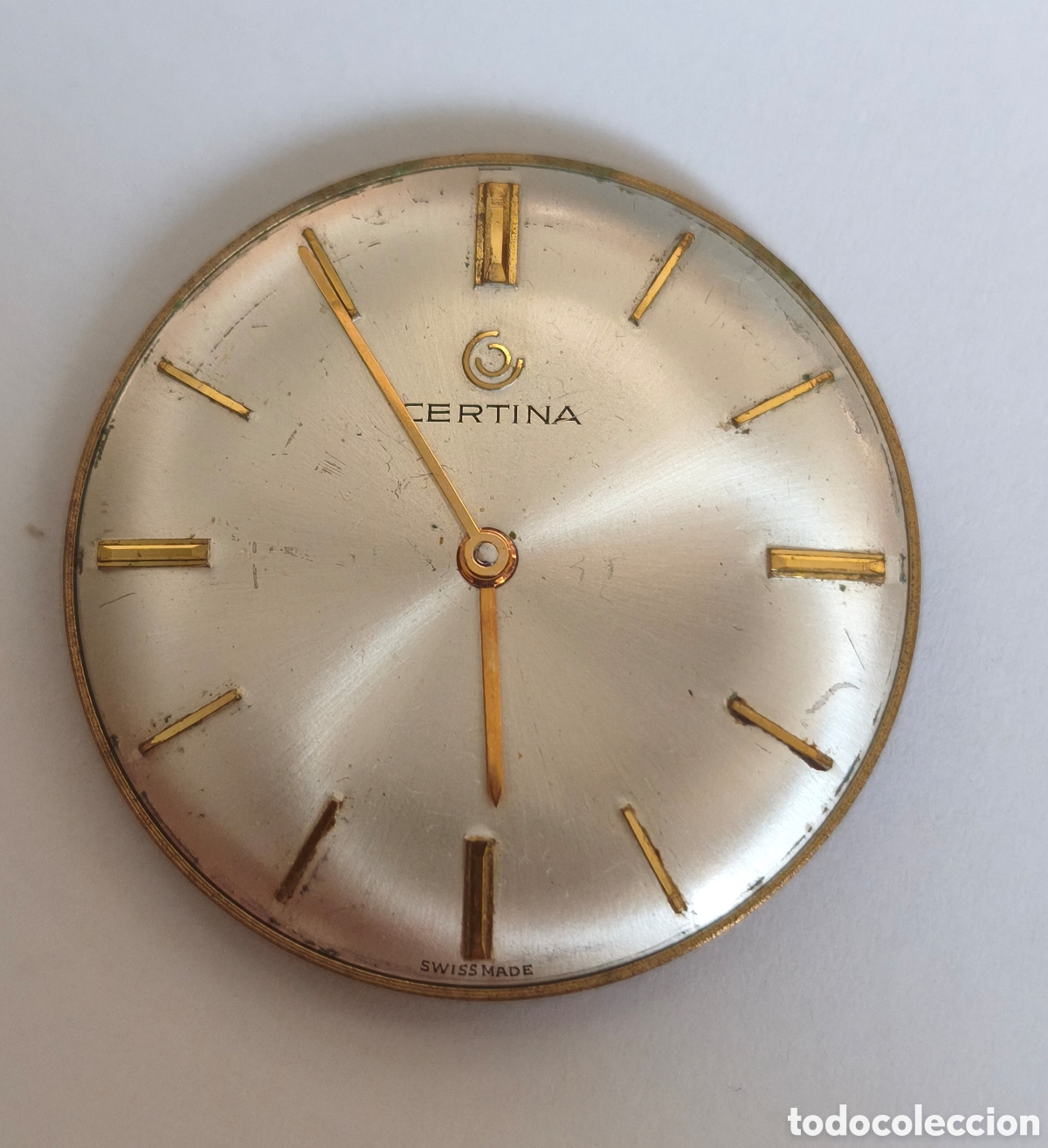 Vintage: Movimiento Certina de cuerda 28-16, funcionando.