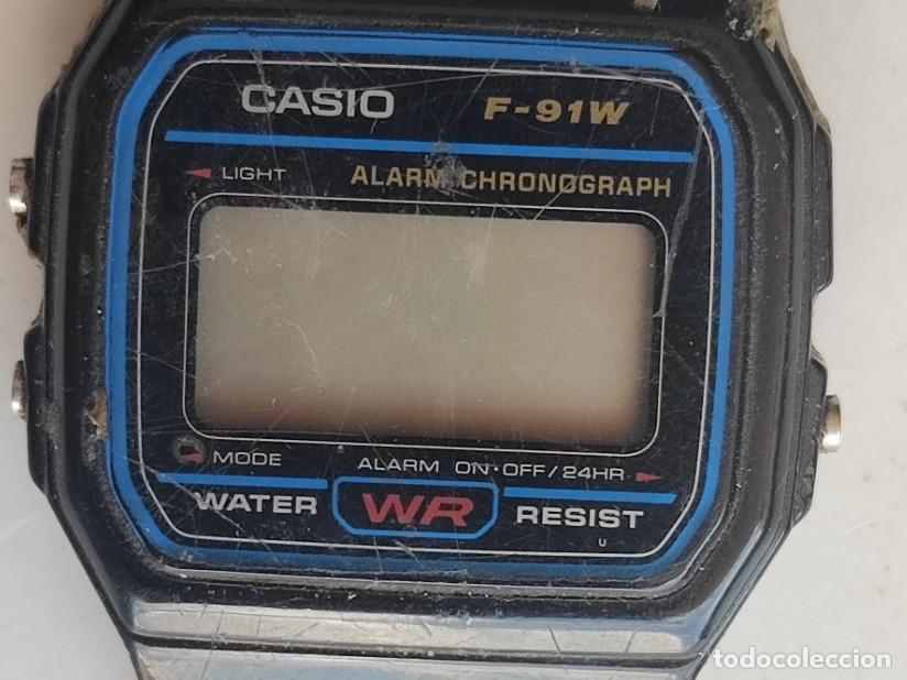 Vintage: RELOJ DIGITAL CASIO F-91W - Foto 2