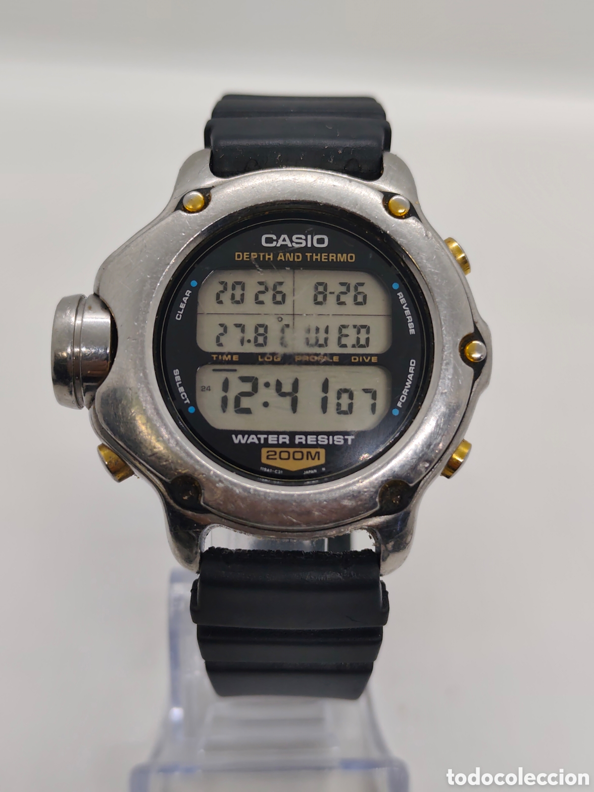 Vintage: cl&aacute;sico reloj de submarinismo Casio DEP-600 Twin Sensor de 1992