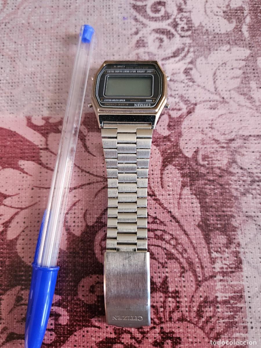 Vintage: Reloj Digital Vintage Citizen P110- 312759 De Los A&ntilde;os 80, Made In Japan.