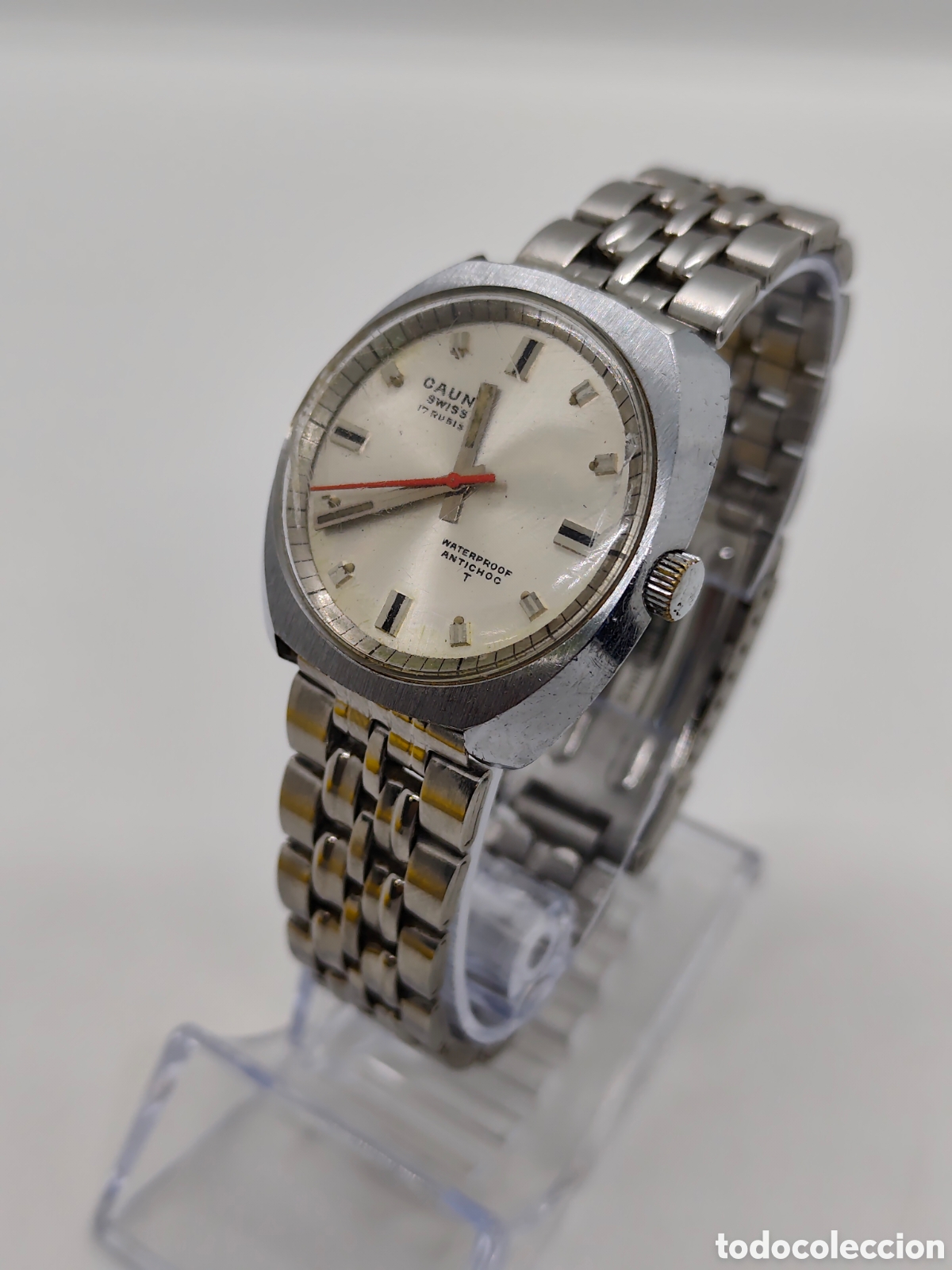 Vintage: Reloj Cauny swiss funciona - Foto 3