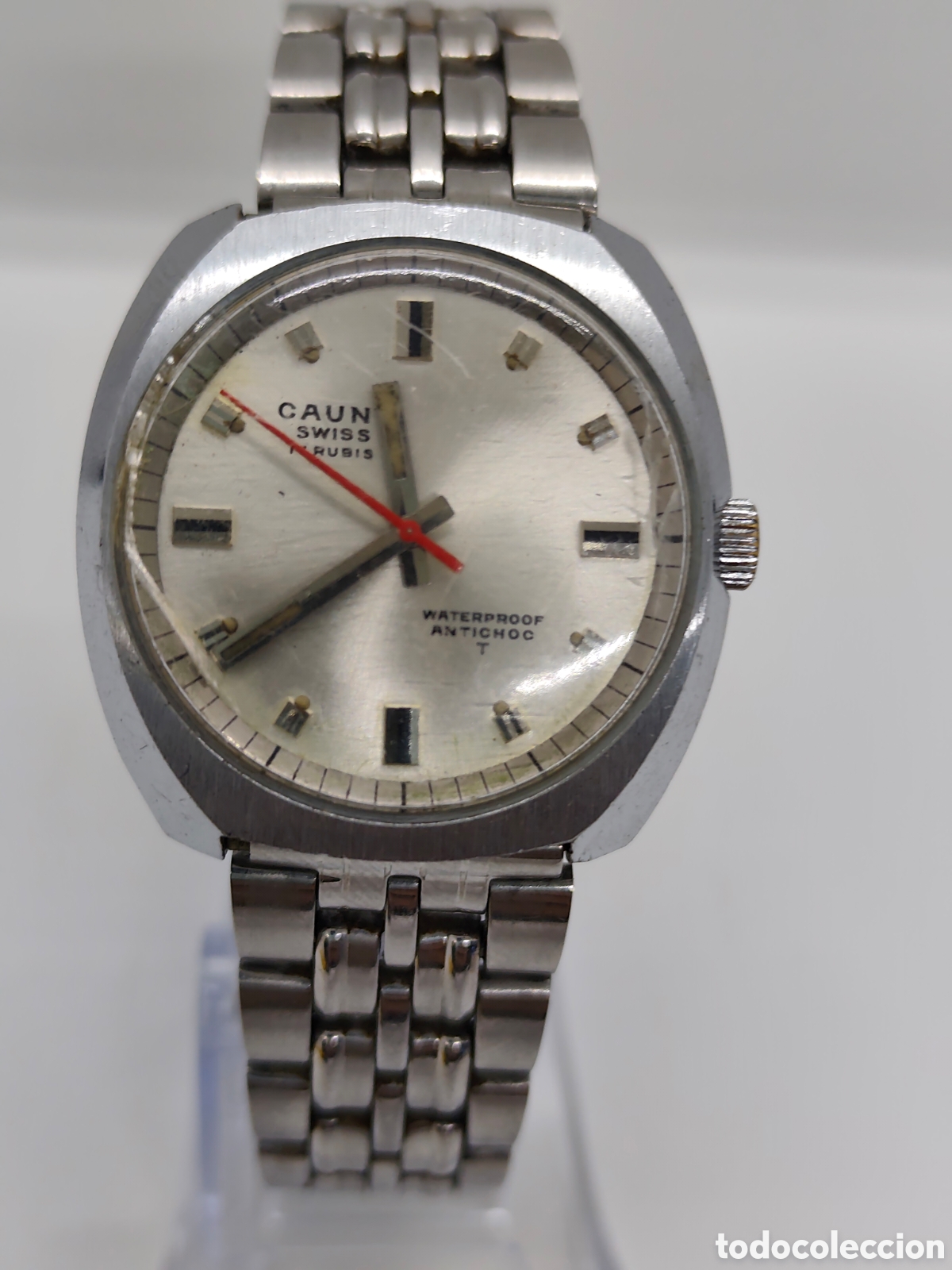 Vintage: Reloj Cauny swiss funciona - Foto 4