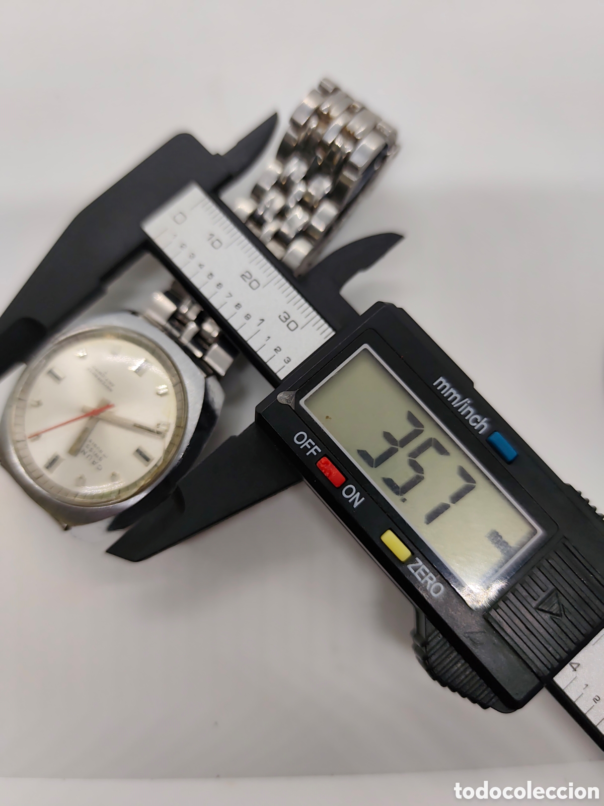 Vintage: Reloj Cauny swiss funciona - Foto 5