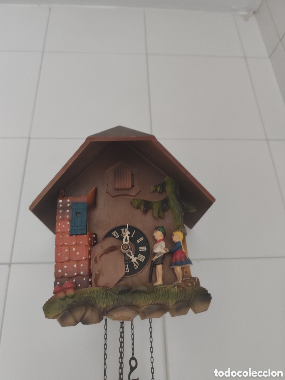 Vintage: Reloj de cuco de pared